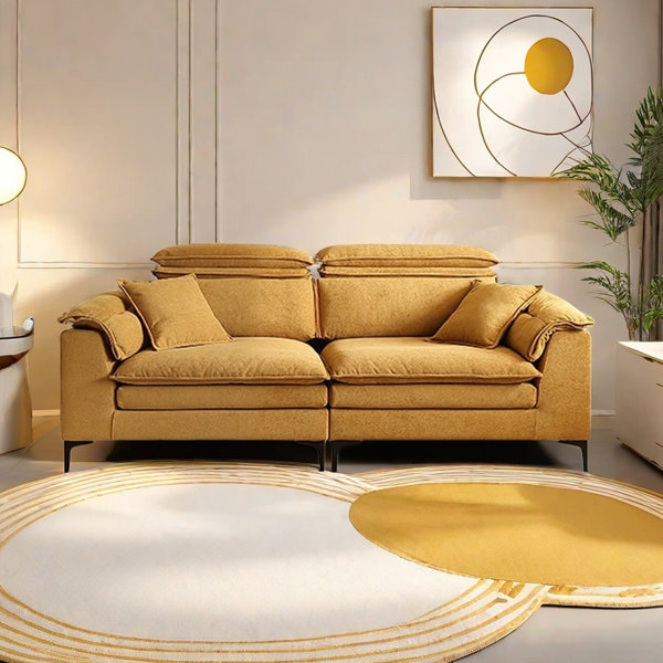 Hype Styled High back modern simple sofa Wayfair